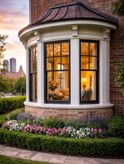 Bow window installation in Fort Worth TX